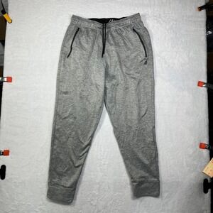 Eddie Bauer Mens Medium Gray Fleece Lined Stretch‎ Mid Rise Training Athleisure
